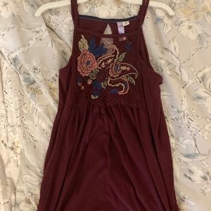 Francesca’s embroidered dress